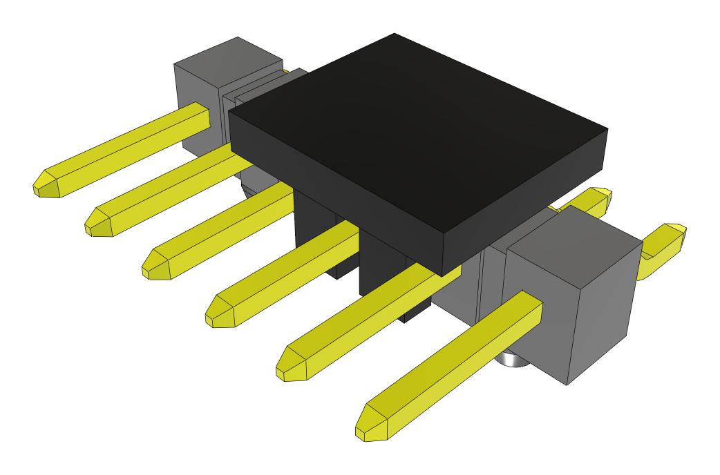 Samtec Tsm-106-01-L-Sh-A-P-Fr Connector, R/a Hdr, 6Pos, 1Row, 2.54mm, Smt