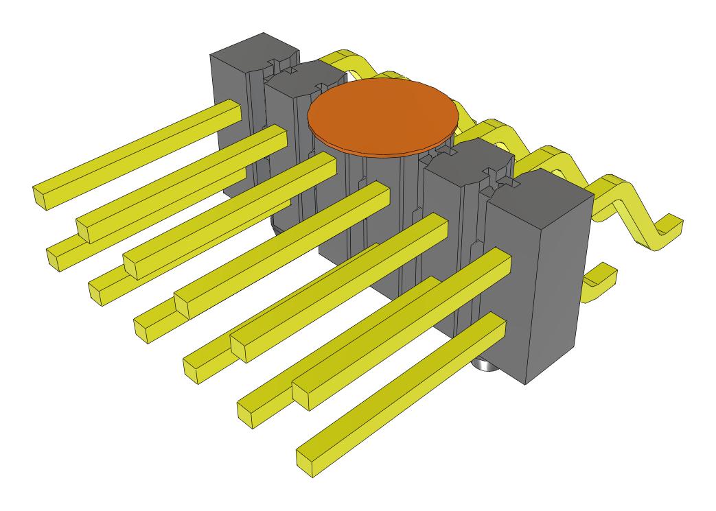 Samtec Tsm-106-02-F-Dh-A-K-Fr Connector, R/a Hdr, 12Pos, 2Row, 2.54mm, Smt