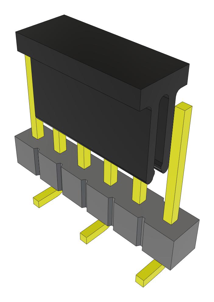 Samtec Tsm-106-02-F-Sv-P-Fr Connector, Header, 6Pos, 1Row, 2.54mm, Smt