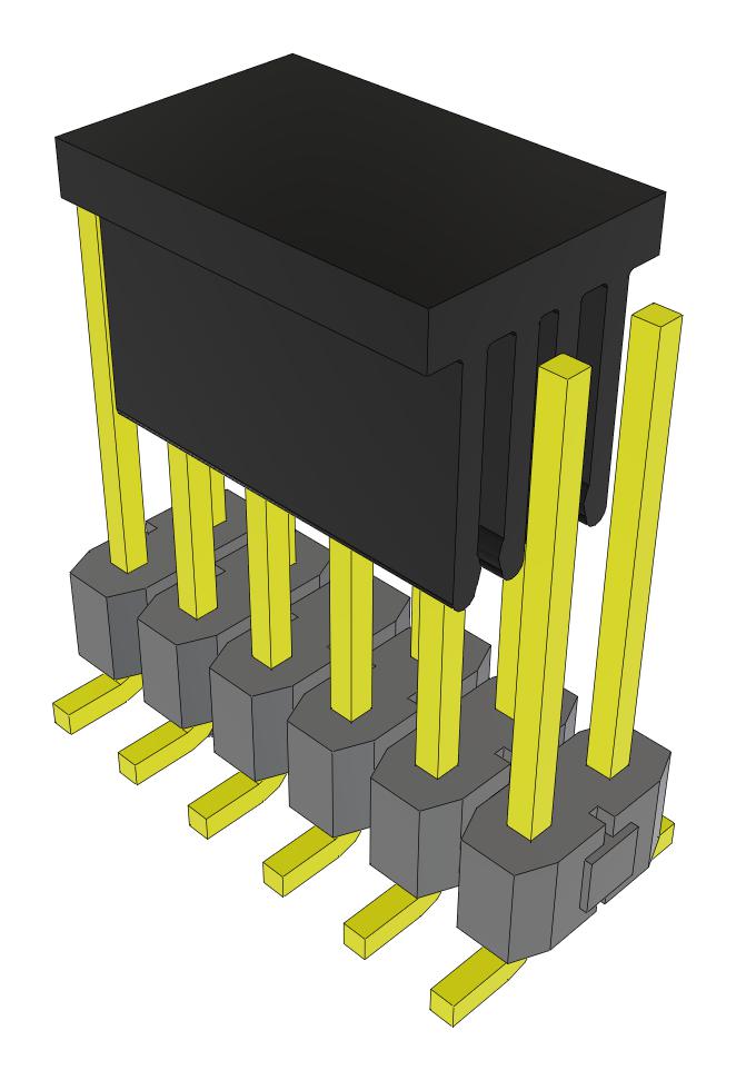 Samtec Tsm-106-03-L-Dv-A-P-Fr Connector, Header, 12Pos, 2Row, 2.54mm, Smt