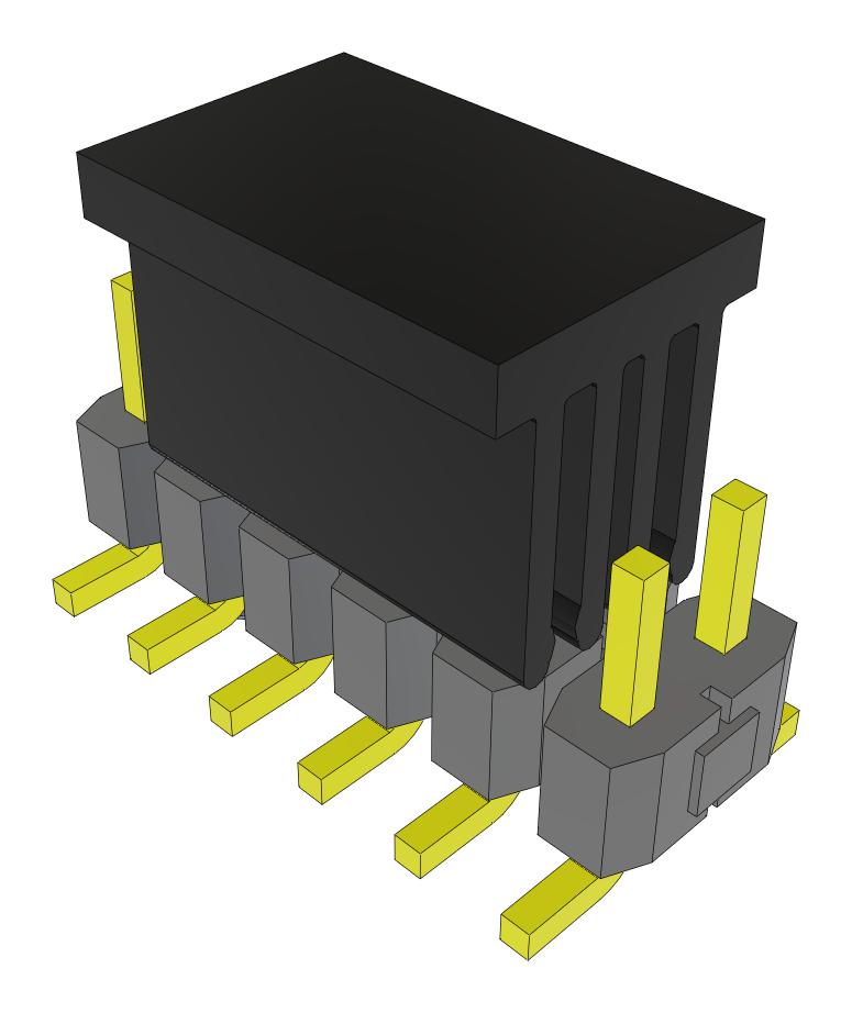 Samtec Tsm-106-04-F-Dv-A-P-Fr Connector, Header, 12Pos, 2Row, 2.54mm, Smt