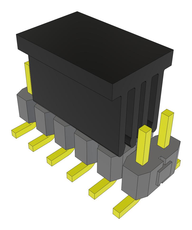 Samtec Tsm-106-04-L-Dv-P-Fr Connector, Header, 12Pos, 2Row, 2.54mm, Smt