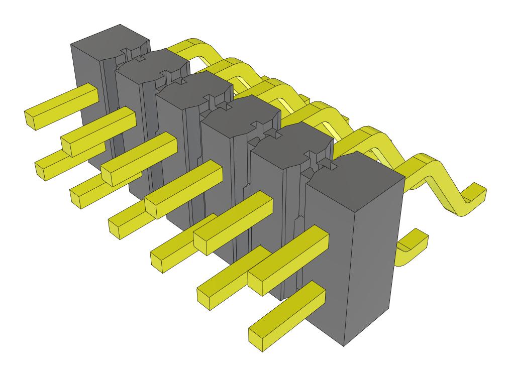 Samtec Tsm-106-04-T-Dh-Fr Connector, R/a Hdr, 12Pos, 2Row, 2.54mm, Smt