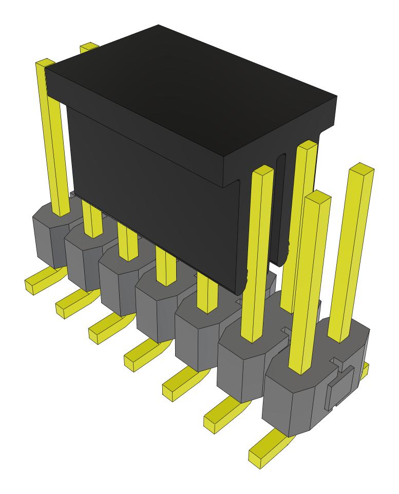 Samtec Tsm-107-02-L-Dv-P-Fr Connector, Header, 14Pos, 2Row, 2.54mm, Smt