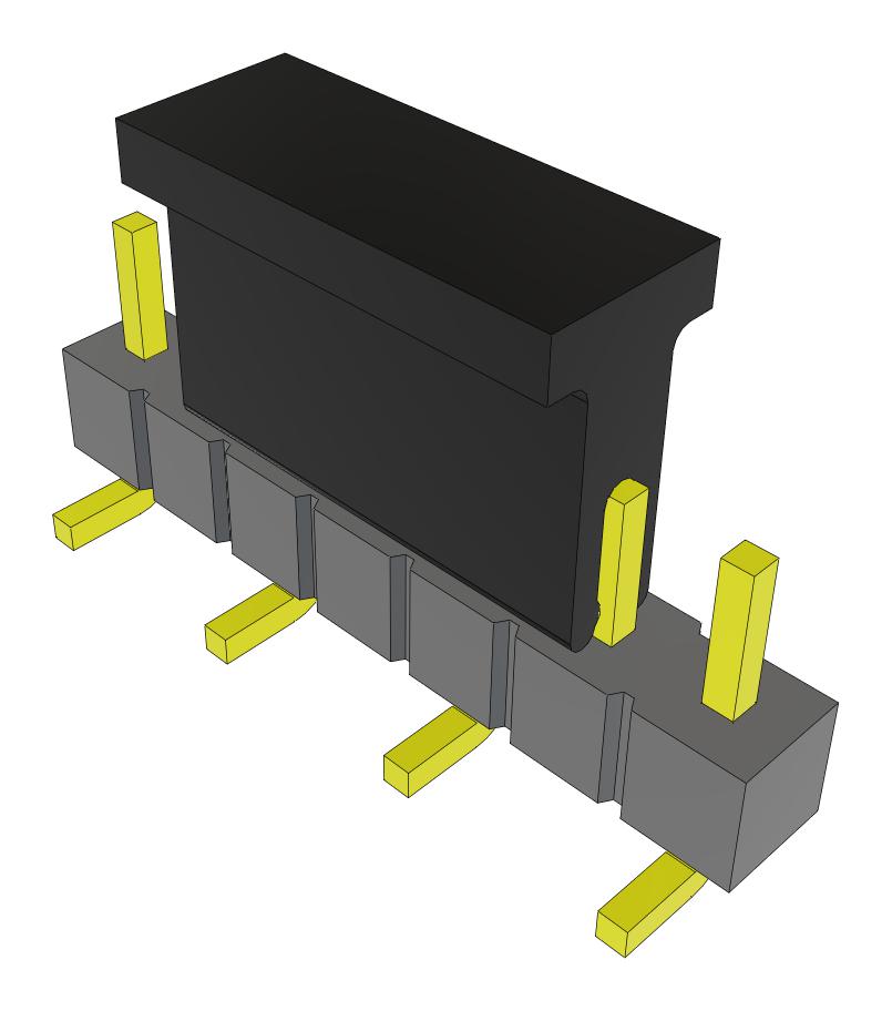 Samtec Tsm-107-04-F-Sv-P-Fr Connector, Header, 7Pos, 1Row, 2.54mm, Smt