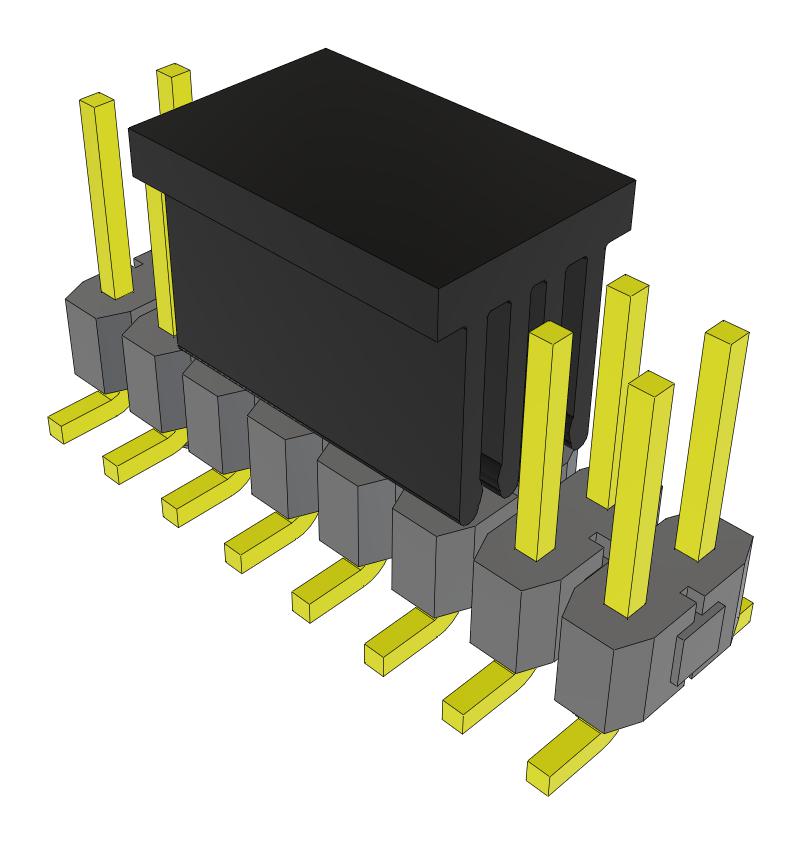 Samtec Tsm-108-01-F-Dv-A-P-Fr Connector, Header, 16Pos, 2Row, 2.54mm, Smt