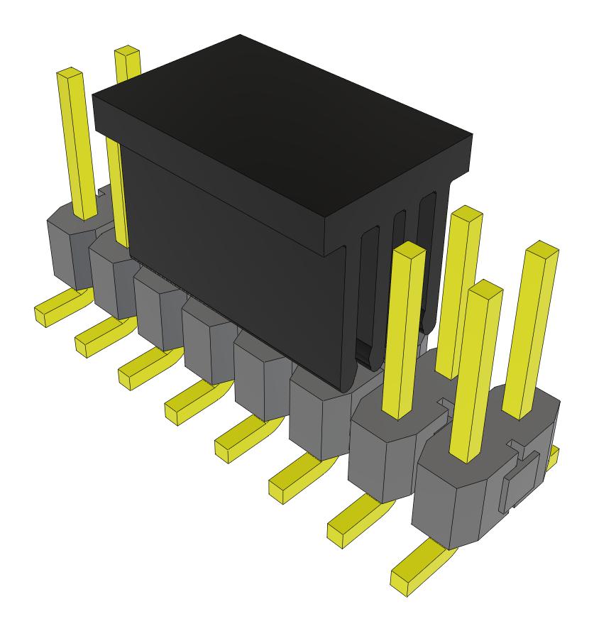 Samtec Tsm-108-01-F-Dv-P-Fr Connector, Header, 16Pos, 2Row, 2.54mm, Smt