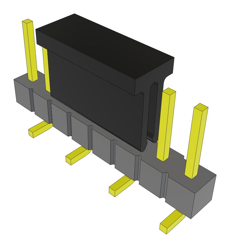 Samtec Tsm-108-01-F-Sv-P-Fr Connector, Header, 8Pos, 1Row, 2.54mm, Smt