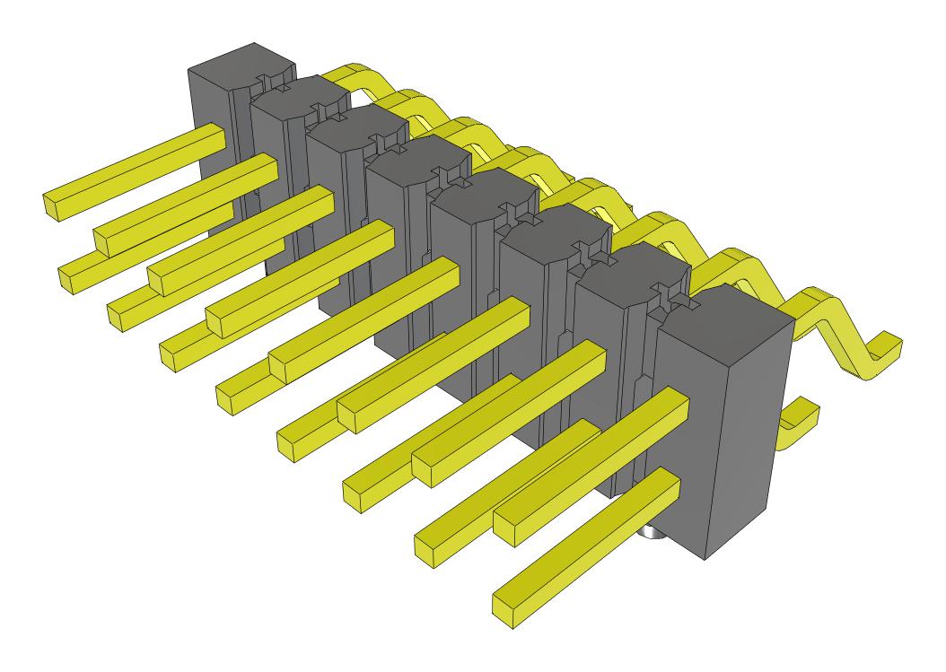 Samtec Tsm-108-01-L-Dh-A-Fr Connector, R/a Hdr, 16Pos, 2Row, 2.54mm, Smt