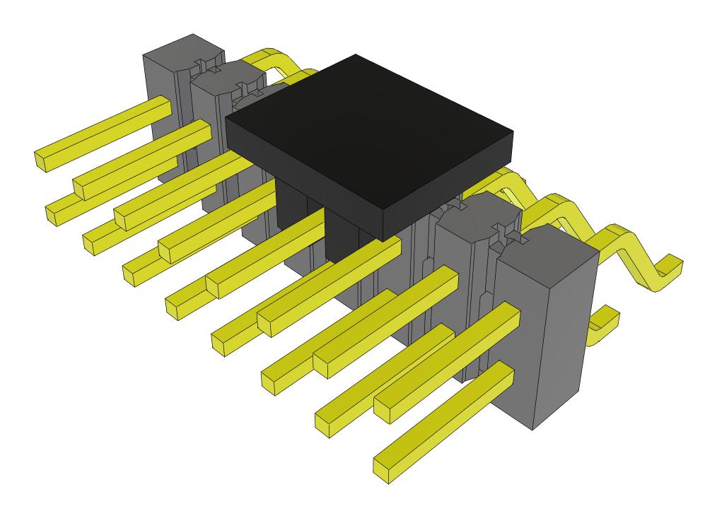 Samtec Tsm-108-01-L-Dh-P-Fr Connector, R/a Hdr, 16Pos, 2Row, 2.54mm, Smt