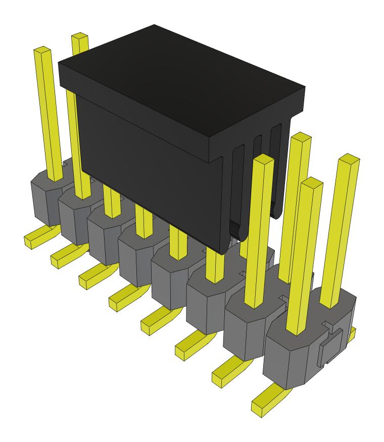 Samtec Tsm-108-02-L-Dv-A-P-Fr Connector, Header, 16Pos, 2Row, 2.54mm, Smt