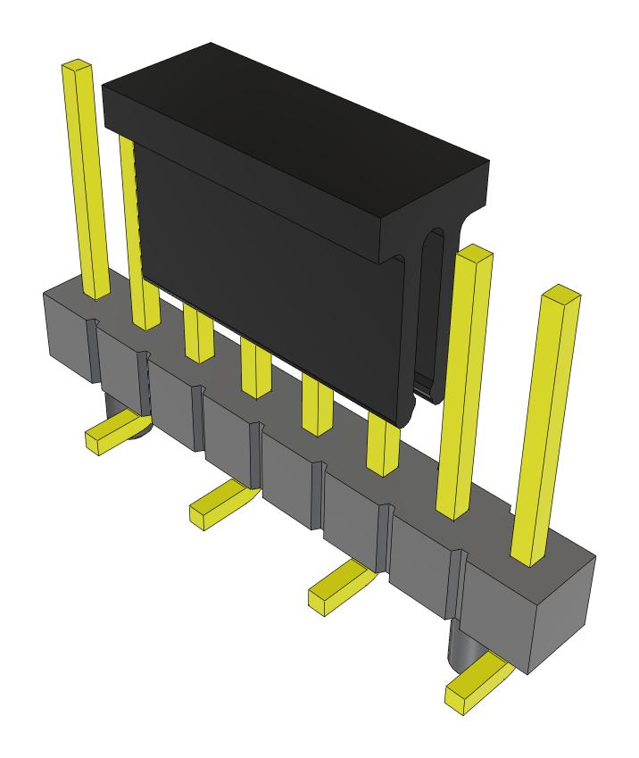 Samtec Tsm-108-02-L-Sv-A-P-Fr Connector, Header, 8Pos, 1Row, 2.54mm, Smt