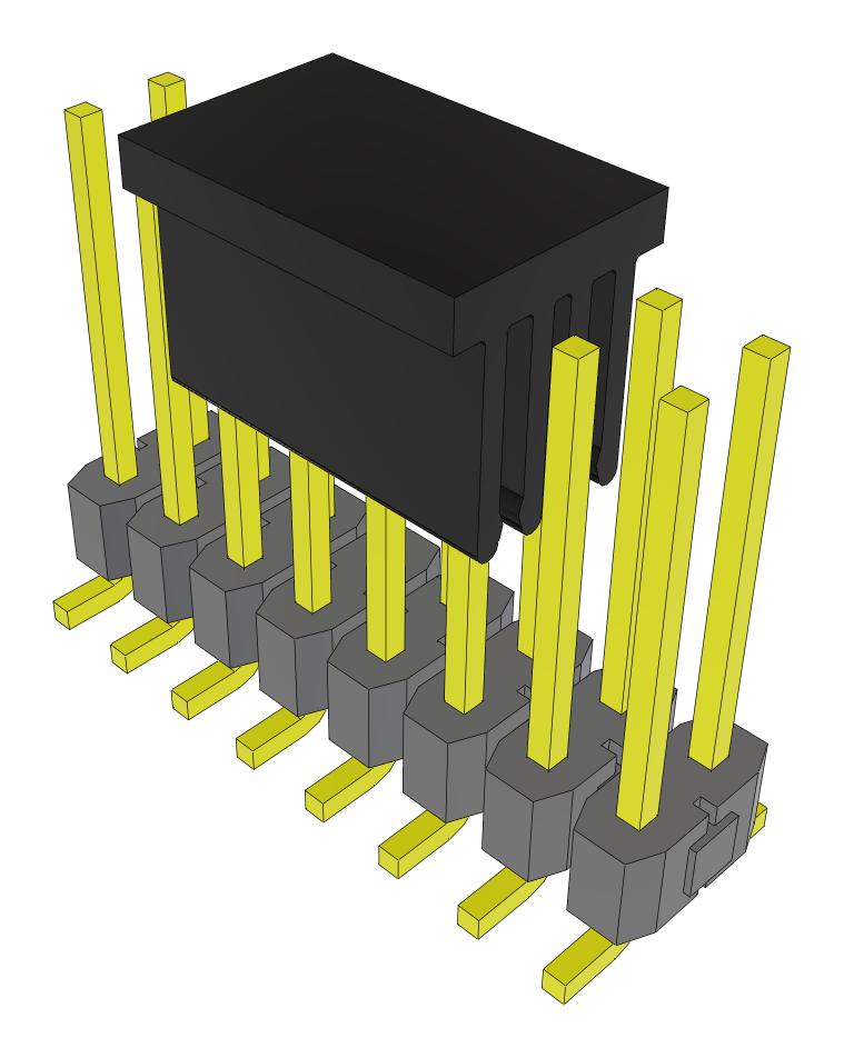 Samtec Tsm-108-03-F-Dv-P-Fr Connector, Header, 16Pos, 2Row, 2.54mm, Smt