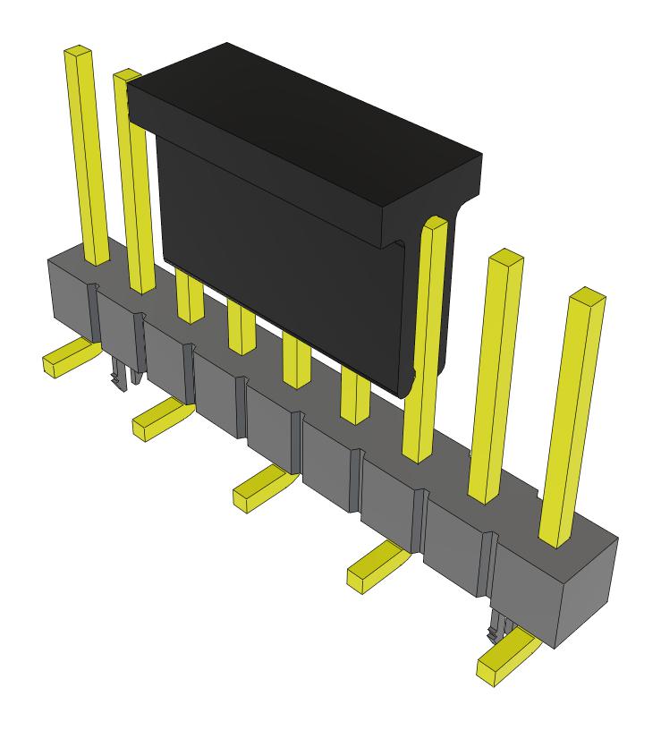 Samtec Tsm-109-02-T-Sv-Lc-P-Fr Connector, Header, 9Pos, 1Row, 2.54mm, Smt