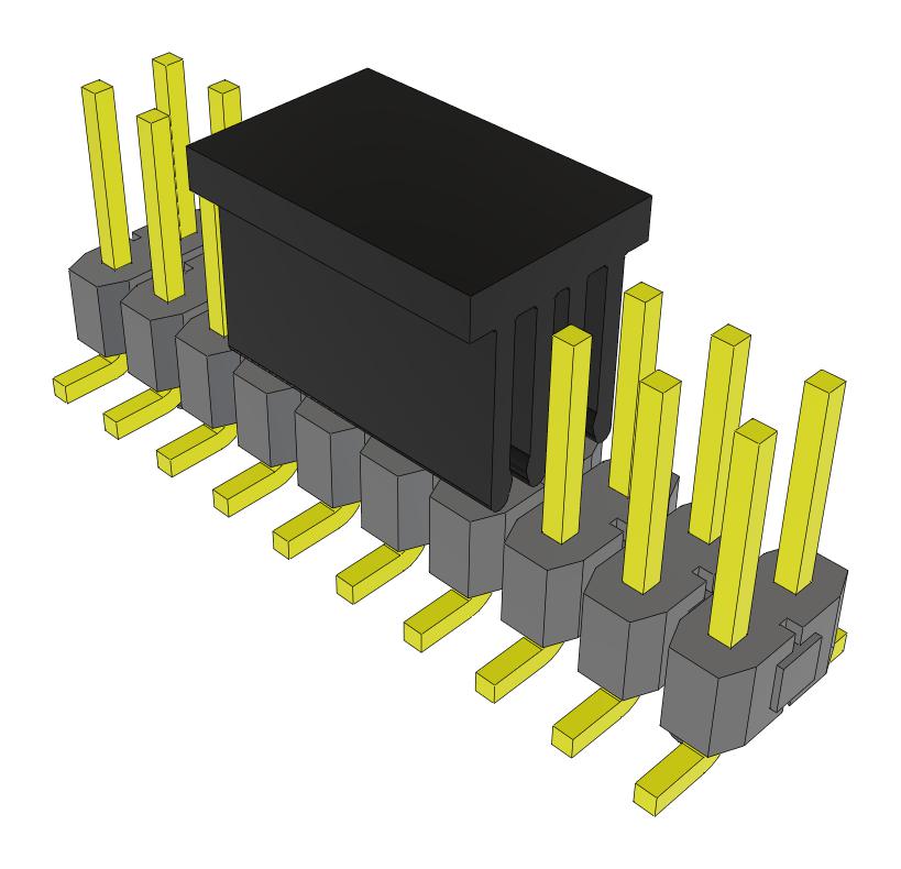 Samtec Tsm-110-01-F-Dv-A-P-Fr Connector, Header, 20Pos, 2Row, 2.54mm, Smt