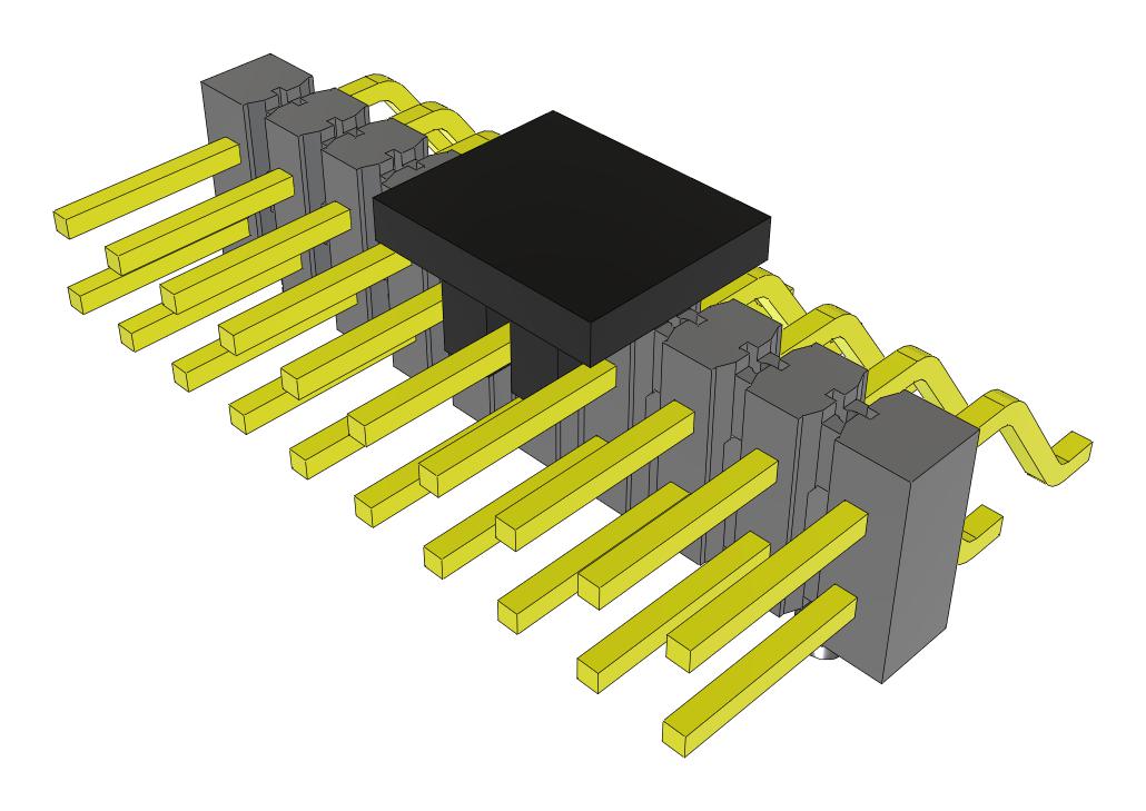 Samtec Tsm-110-01-L-Dh-A-P-Fr Connector, R/a Hdr, 20Pos, 2Row, 2.54mm, Smt