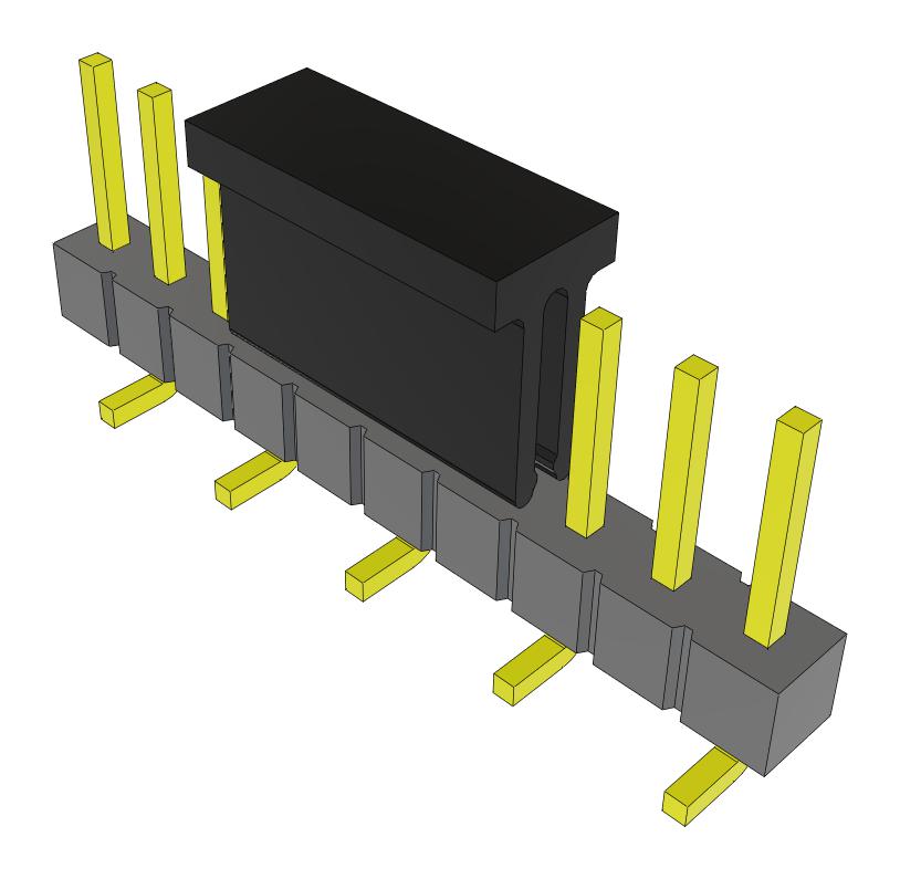 Samtec Tsm-110-01-L-Sv-P-Fr Connector, Header, 10Pos, 1Row, 2.54mm, Smt