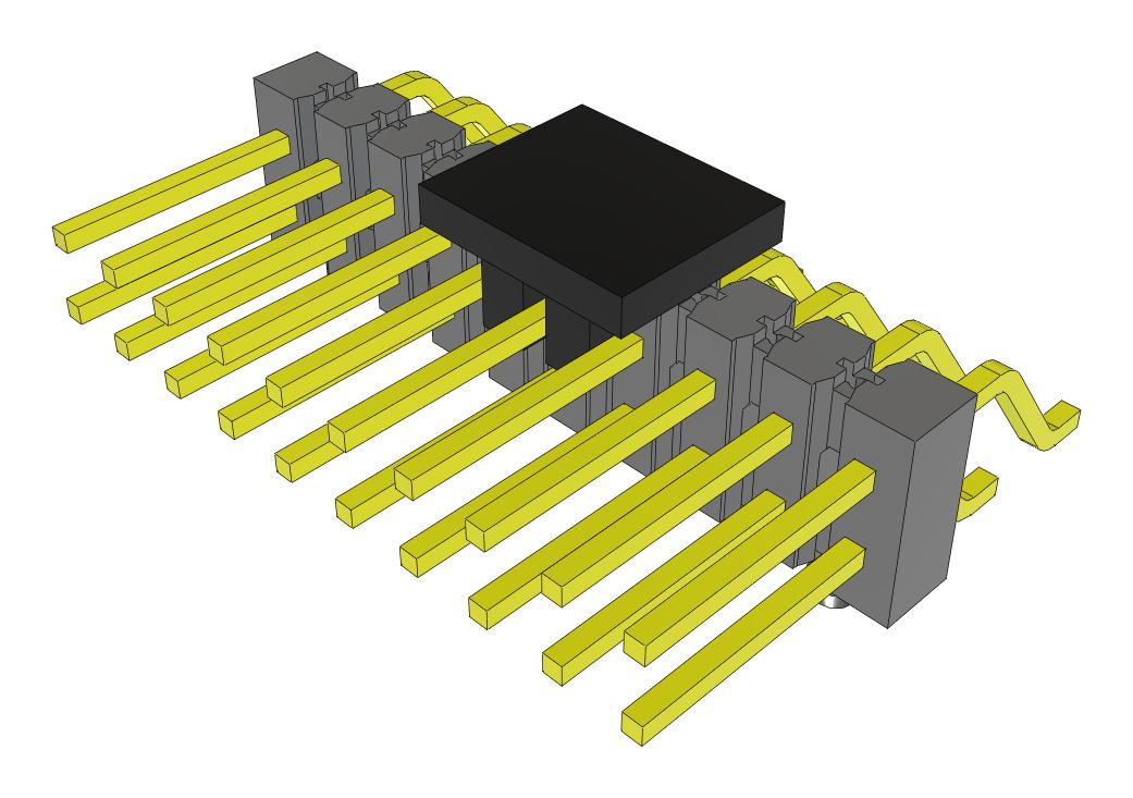 Samtec Tsm-110-02-L-Dh-A-P-Fr Connector, R/a Hdr, 20Pos, 2Row, 2.54mm, Smt