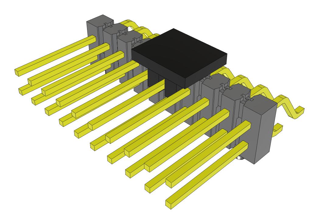 Samtec Tsm-110-03-F-Dh-A-P-Fr Connector, R/a Hdr, 20Pos, 2Row, 2.54mm, Smt