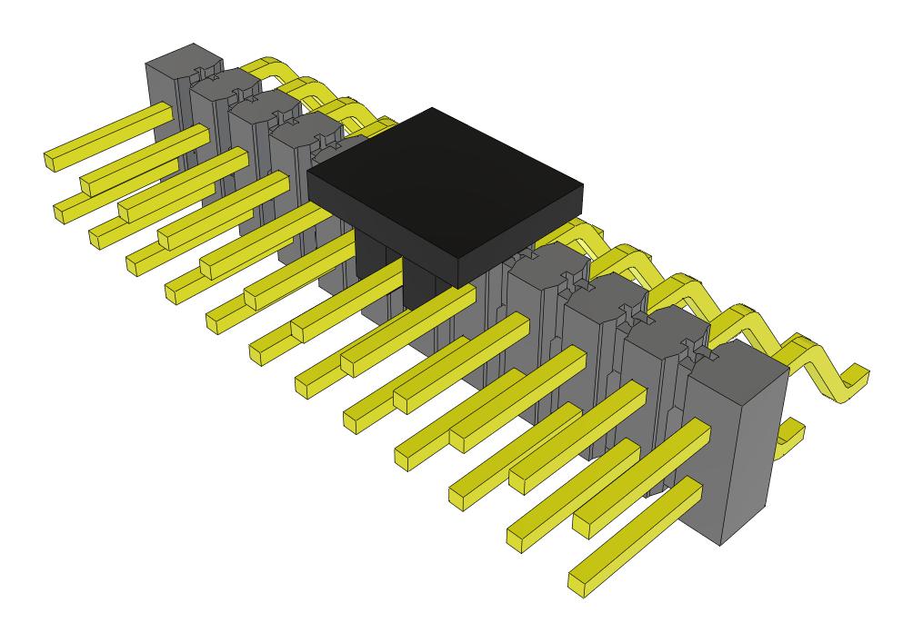 Samtec Tsm-112-01-F-Dh-P-Fr Connector, R/a Hdr, 24Pos, 2Row, 2.54mm, Smt