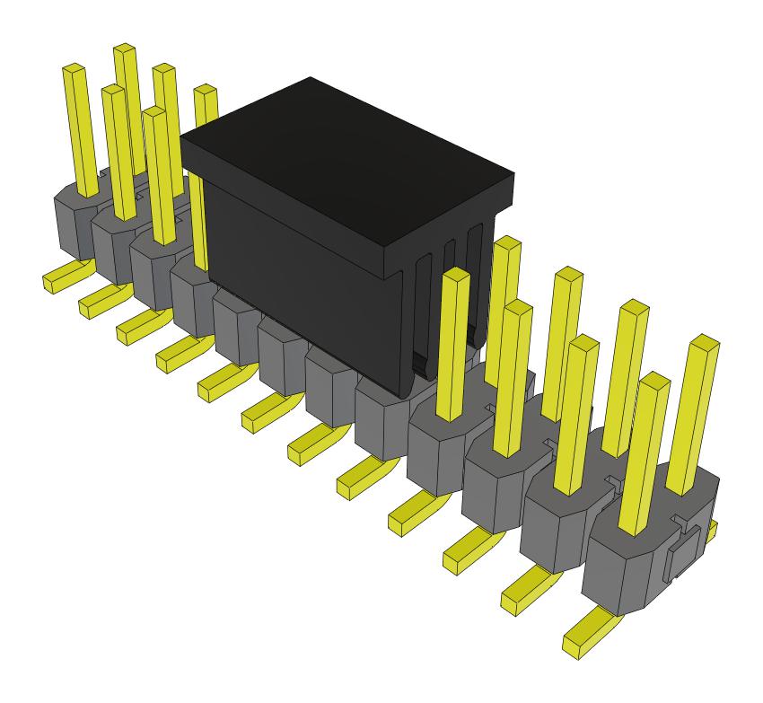 Samtec Tsm-112-01-F-Dv-P-Fr Connector, Header, 24Pos, 2Row, 2.54mm, Smt