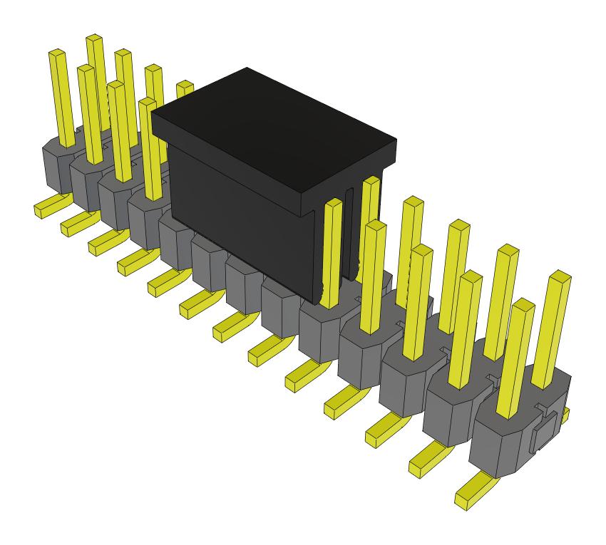 Samtec Tsm-113-01-F-Dv-P-Fr Connector, Header, 26Pos, 2Row, 2.54mm, Smt