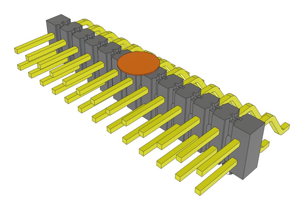 Samtec Tsm-113-01-L-Dh-A-K-Fr Connector, R/a Hdr, 26Pos, 2Row, 2.54mm, Smt