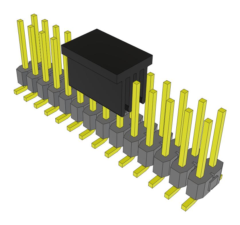 Samtec Tsm-114-02-S-Dv-P-Fr Connector, Header, 28Pos, 2Row, 2.54mm, Smt