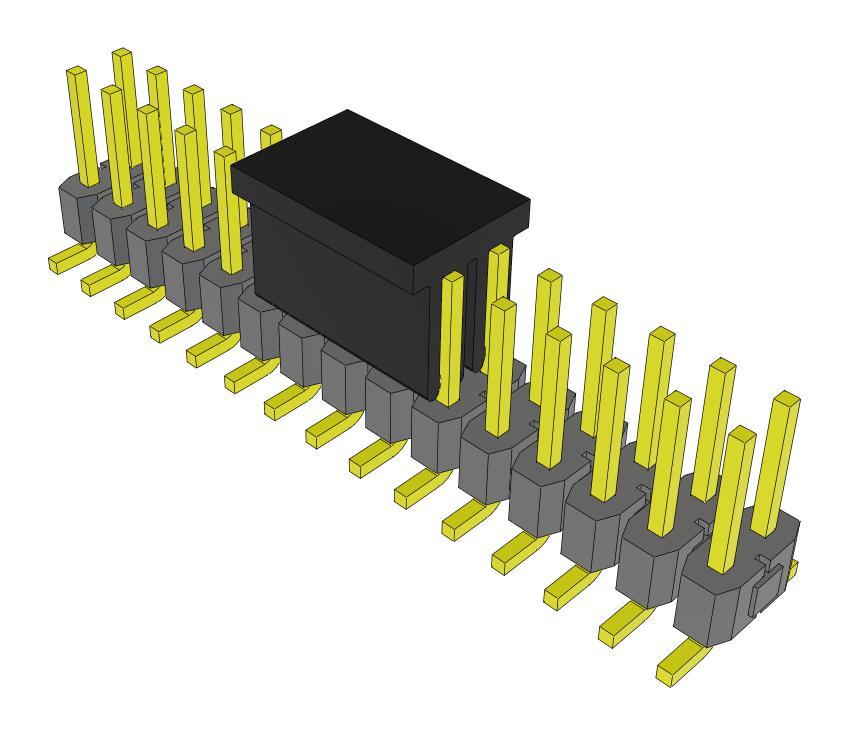 Samtec Tsm-115-01-L-Dv-P-Fr Connector, Header, 30Pos, 2Row, 2.54mm, Smt