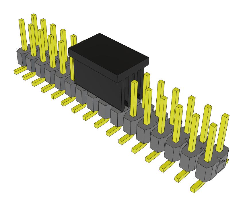 Samtec Tsm-116-01-F-Dv-P-Fr Connector, Header, 32Pos, 2Row, 2.54mm, Smt