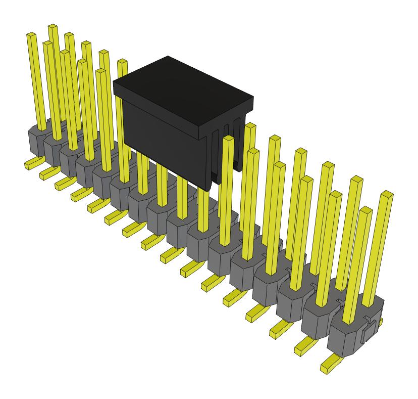 Samtec Tsm-116-03-F-Dv-P-Fr Connector, Header, 32Pos, 2Row, 2.54mm, Smt