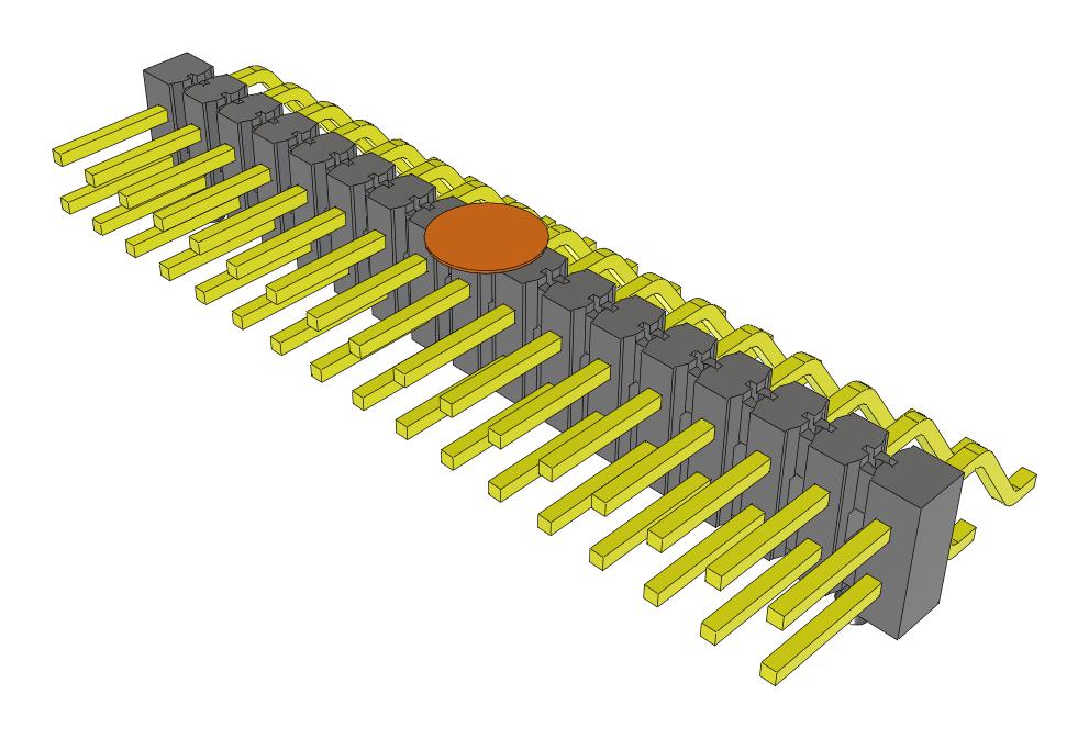 Samtec Tsm-117-01-L-Dh-A-K-Fr Connector, R/a Hdr, 34Pos, 2Row, 2.54mm, Smt