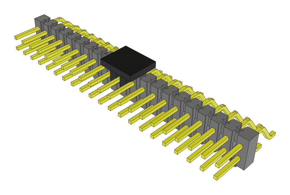 Samtec Tsm-121-01-F-Dh-A-P-Fr Connector, R/a Hdr, 42Pos, 2Row, 2.54mm, Smt