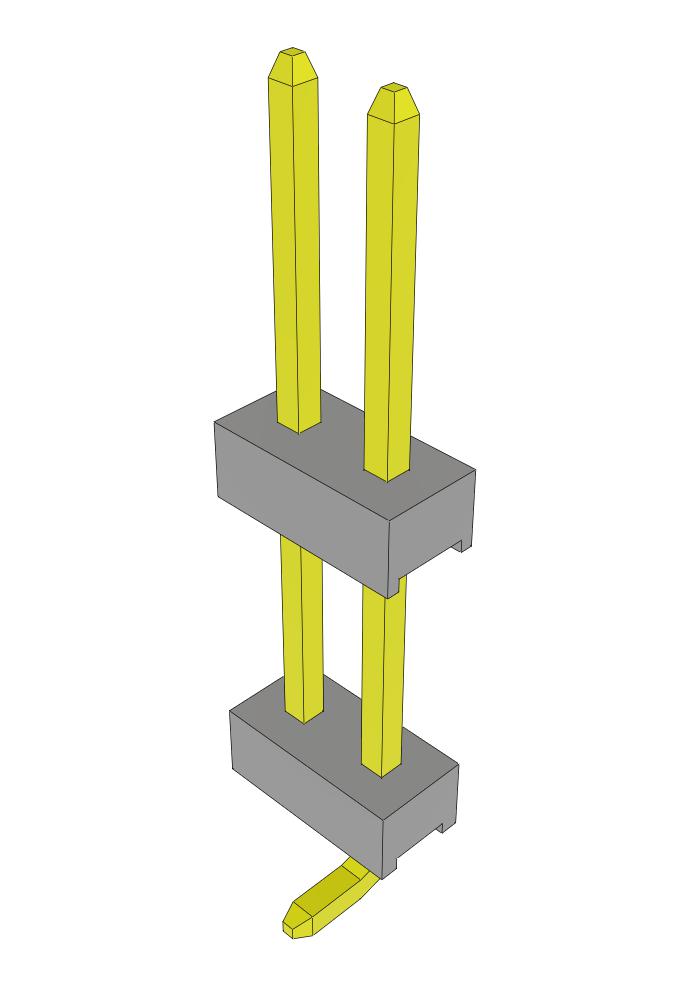 Samtec Tw-02-06-F-S-360-Sm-Fr Stacking Connector, Hdr, 2Pos, 1Row, 2mm