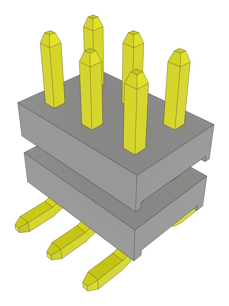 Samtec Tw-03-02-S-D-200-Sm-Fr Stacking Connector, Hdr, 6Pos, 2Row, 2mm