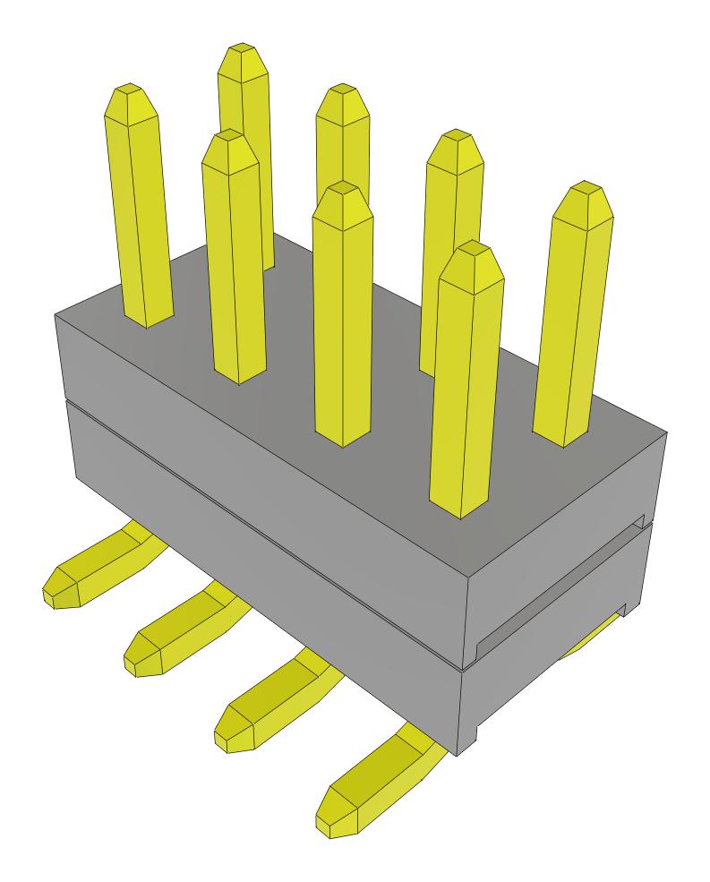 Samtec Tw-04-02-F-D-170-Sm-Fr Stacking Connector, Hdr, 8Pos, 2Row, 2mm