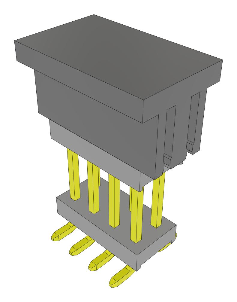 Samtec Tw-04-04-L-D-370-Sm-P-Fr Stacking Connector, Hdr, 8Pos, 2Row, 2mm