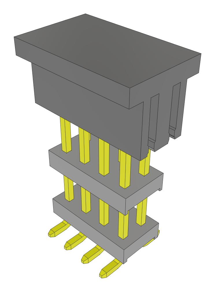 Samtec Tw-04-06-L-D-300-Sm-M-Fr Stacking Connector, Hdr, 8Pos, 2Row, 2mm