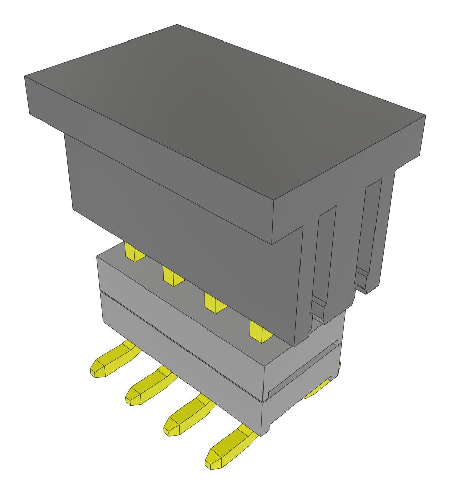 Samtec Tw-04-09-F-D-170-Sm-P-Fr Stacking Connector, Hdr, 8Pos, 2Row, 2mm