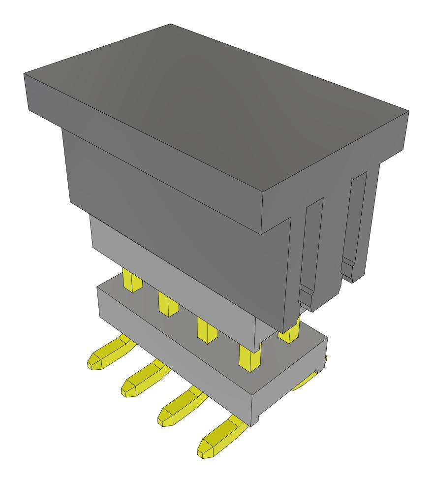 Samtec Tw-04-09-F-D-240-Sm-P-Fr Stacking Connector, Hdr, 8Pos, 2Row, 2mm