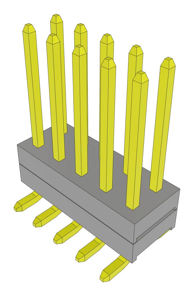 Samtec Tw-05-04-L-D-170-Sm-Fr Stacking Connector, Hdr, 10Pos, 2Row, 2mm