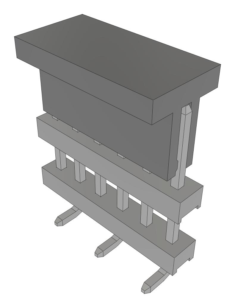 Samtec Tw-06-03-T-S-270-Sm-P-Fr Stacking Connector, Hdr, 6Pos, 1Row, 2mm