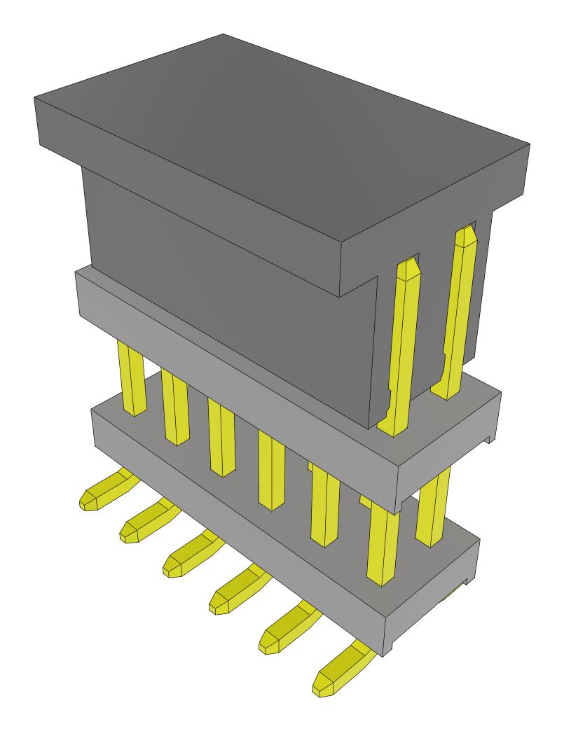 Samtec Tw-06-04-L-D-216-Sm-P-Fr Stacking Connector, Hdr, 12Pos, 2Row, 2mm