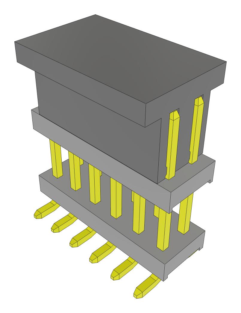 Samtec Tw-06-04-L-D-325-Sm-P-Fr Stacking Connector, Hdr, 12Pos, 2Row, 2mm