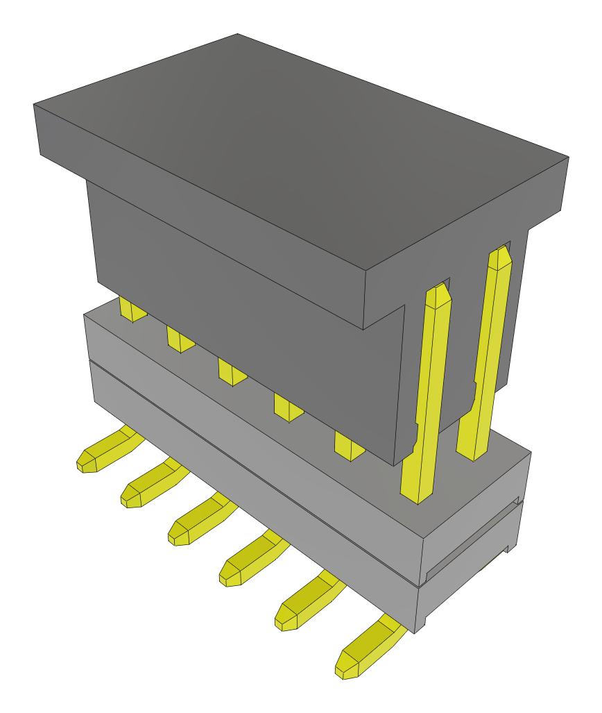 Samtec Tw-06-09-F-D-170-Sm-P-Fr Stacking Connector, Hdr, 12Pos, 2Row, 2mm