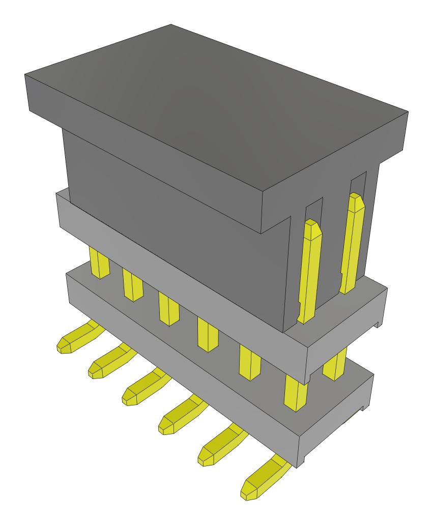 Samtec Tw-06-09-S-D-255-Sm-P-Fr Stacking Connector, Hdr, 12Pos, 2Row, 2mm