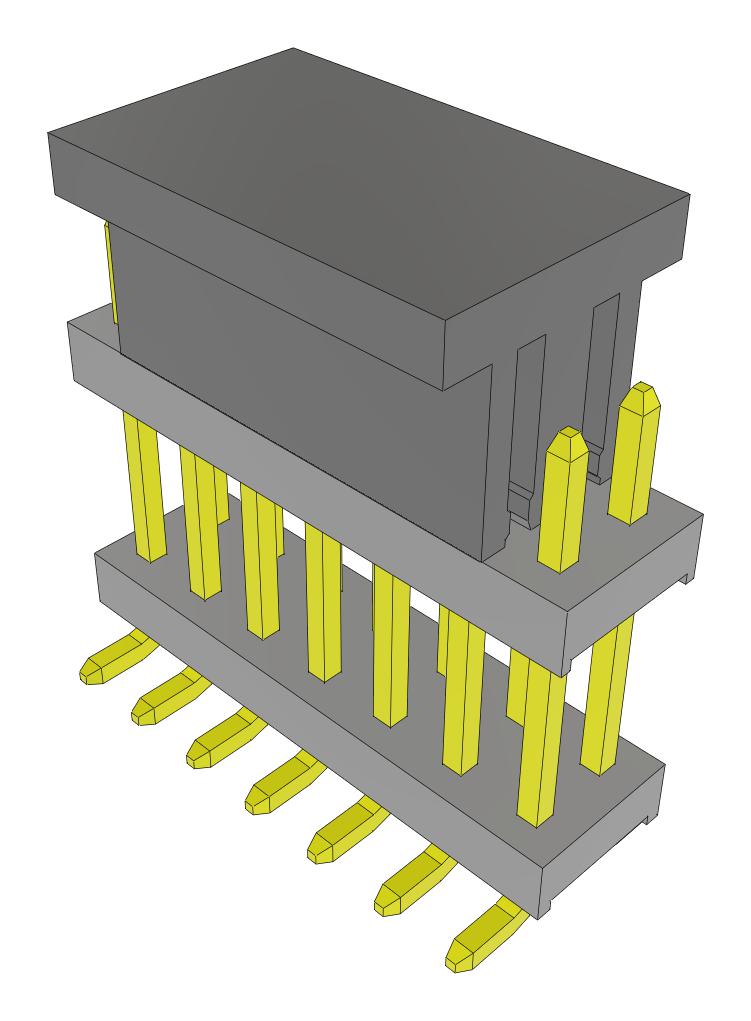 Samtec Tw-07-03-F-D-360-Sm-P-Fr Stacking Connector, Hdr, 14Pos, 2Row, 2mm