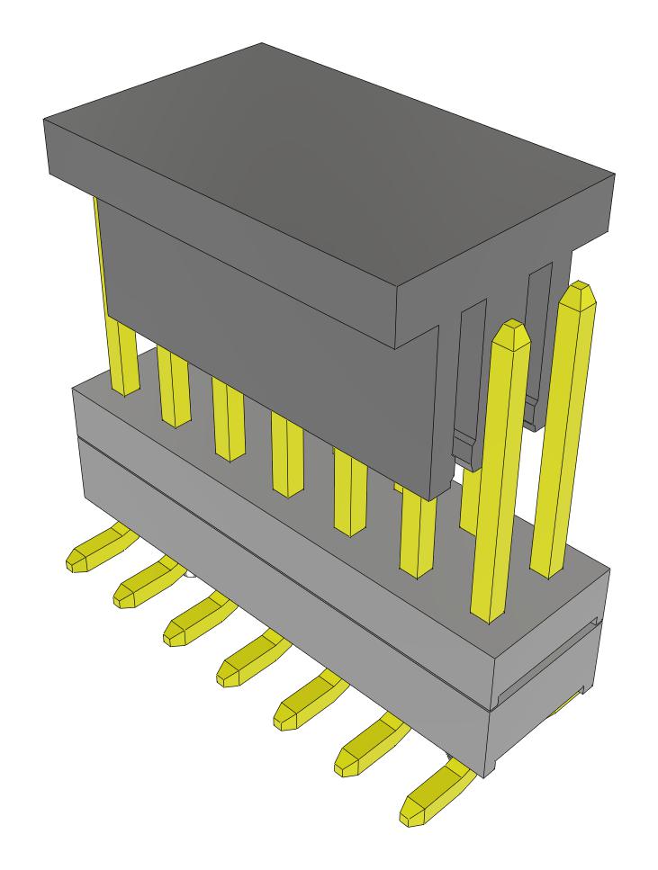 Samtec Tw-07-03-L-D-190-Sm-A-P-Fr Stacking Connector, Hdr, 14Pos, 2Row, 2mm