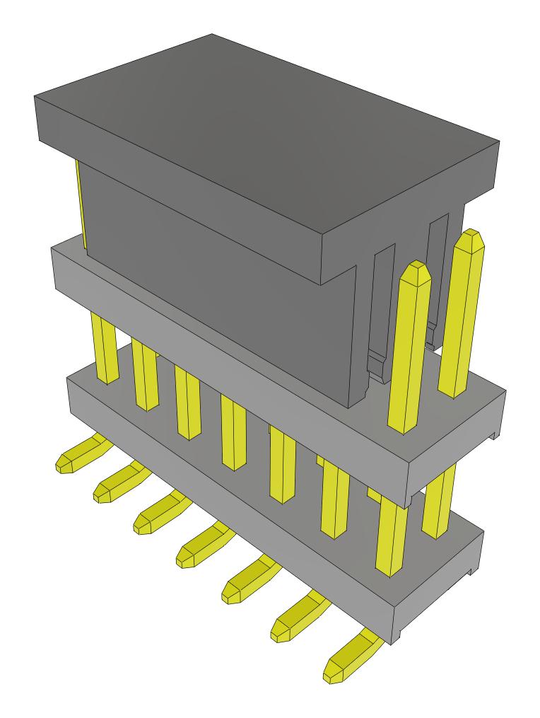 Samtec Tw-07-04-F-D-374-Sm-P-Fr Stacking Connector, Hdr, 14Pos, 2Row, 2mm