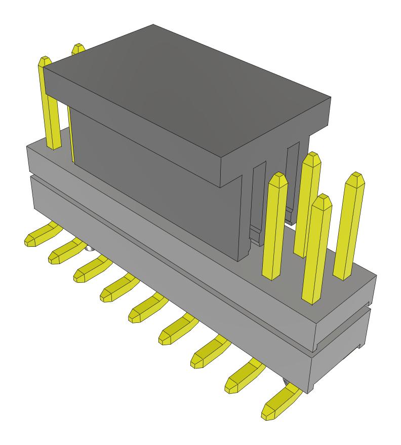 Samtec Tw-09-09-F-D-200-Sm-A-P-Fr Stacking Connector, Hdr, 18Pos, 2Row, 2mm